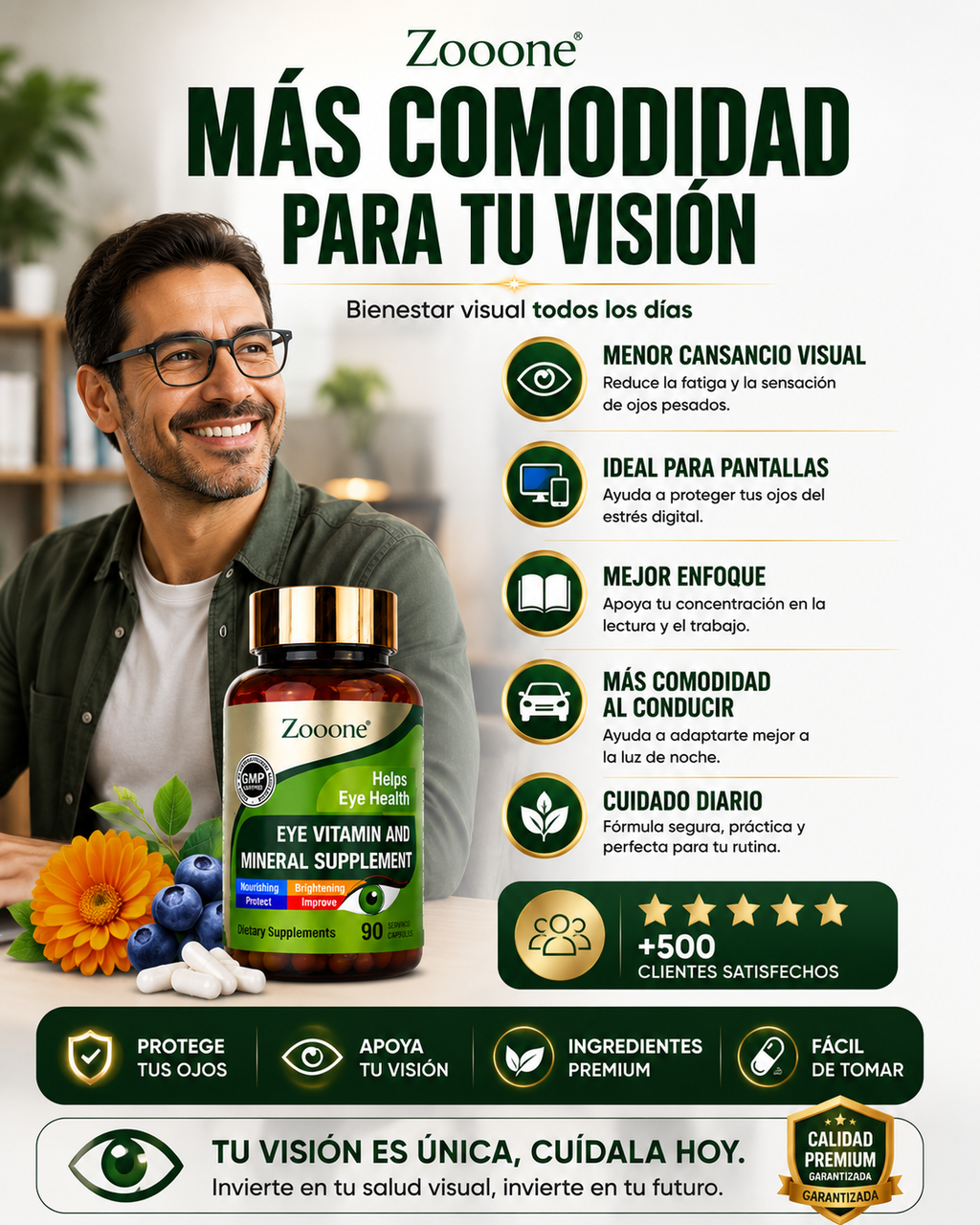 ZOONE 90 CÁPSULAS | VISIÓN